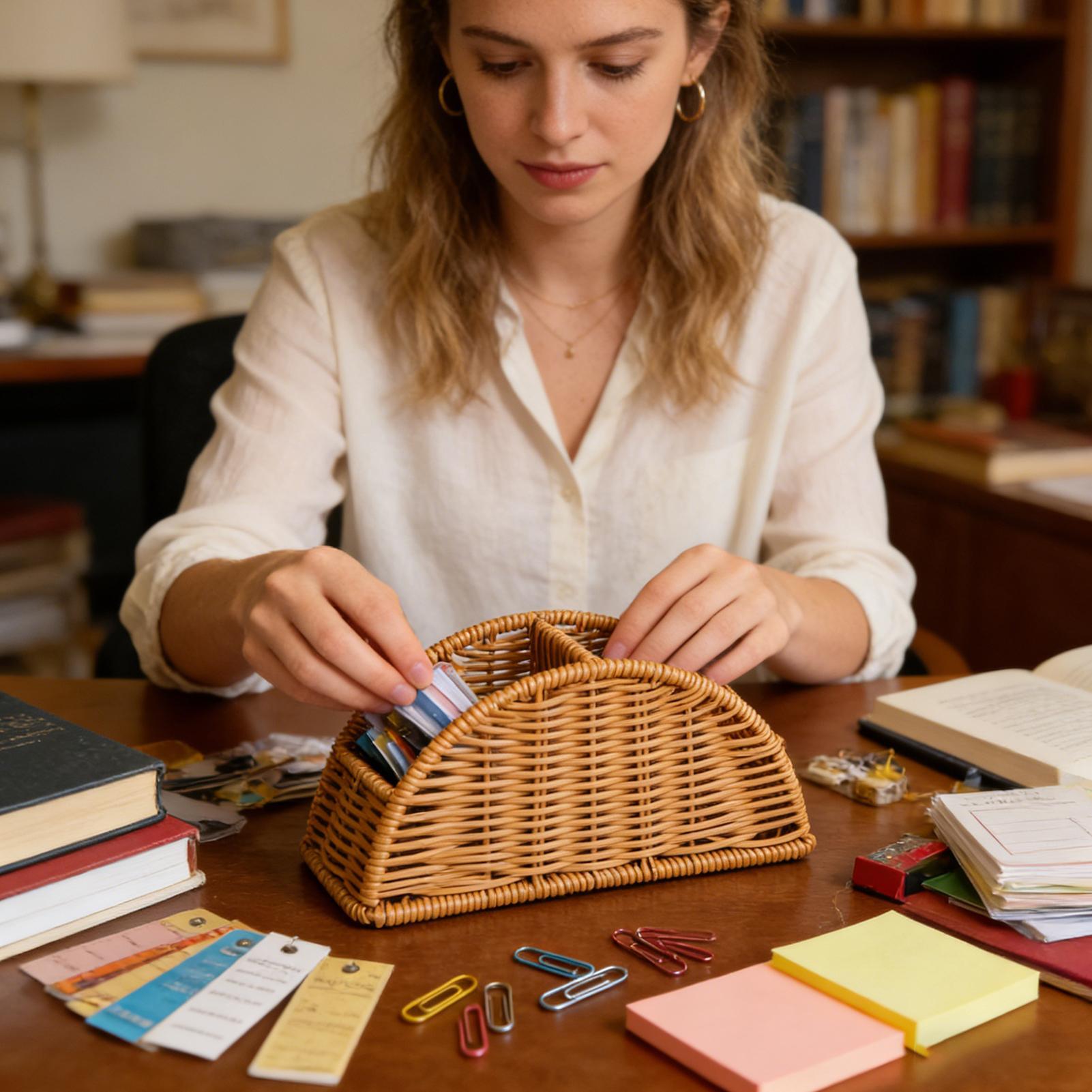 TV Remote Holder 4-Compartment Imitation Rattan Organizer Farmhouse Desktop Remote Basket For Home Office Studio Study Room China Mainland
TV Remote Holder 4-Compartment Imitation Rattan Organizer Farmhouse Desktop Remote Basket For Home Office Studio Study Room China Mainland