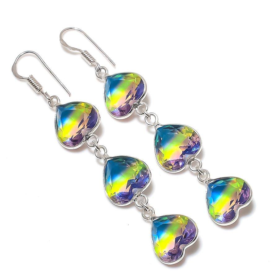 Ювелирные серьги из стерлингового серебра 925 пробы с натуральным двухцветным турмалином 2,76 дюйма d7d33
Ювелирные серьги из стерлингового серебра 925 пробы с натуральным двухцветным турмалином 2,76 дюйма d7d33