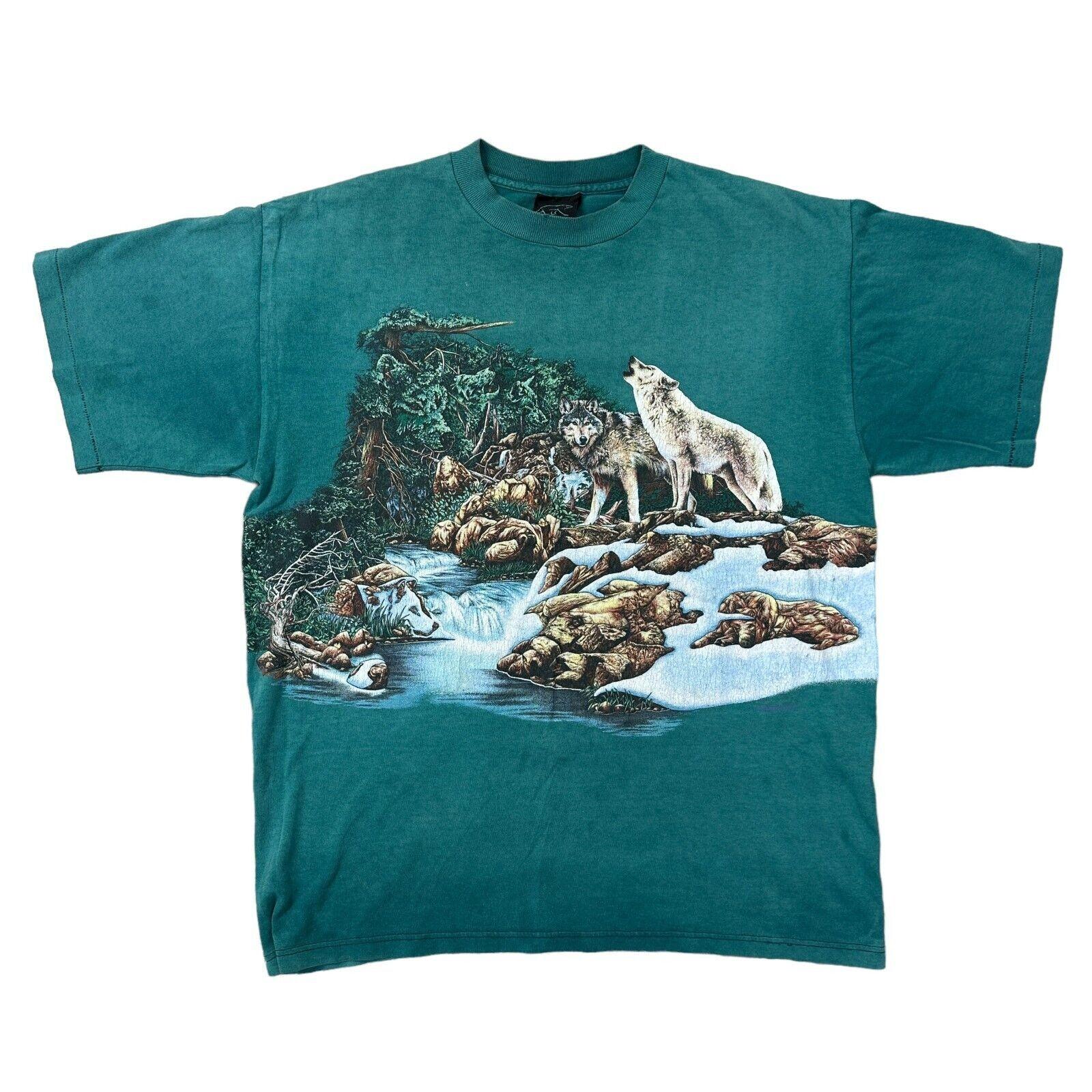 Habitat T-Shirt Mens Womens Tees Top Vintage Made In USA Single Stitch Wildlife Green Mens XL
Habitat T-Shirt Mens Womens Tees Top Vintage Made In USA Single Stitch Wildlife Green Mens XL