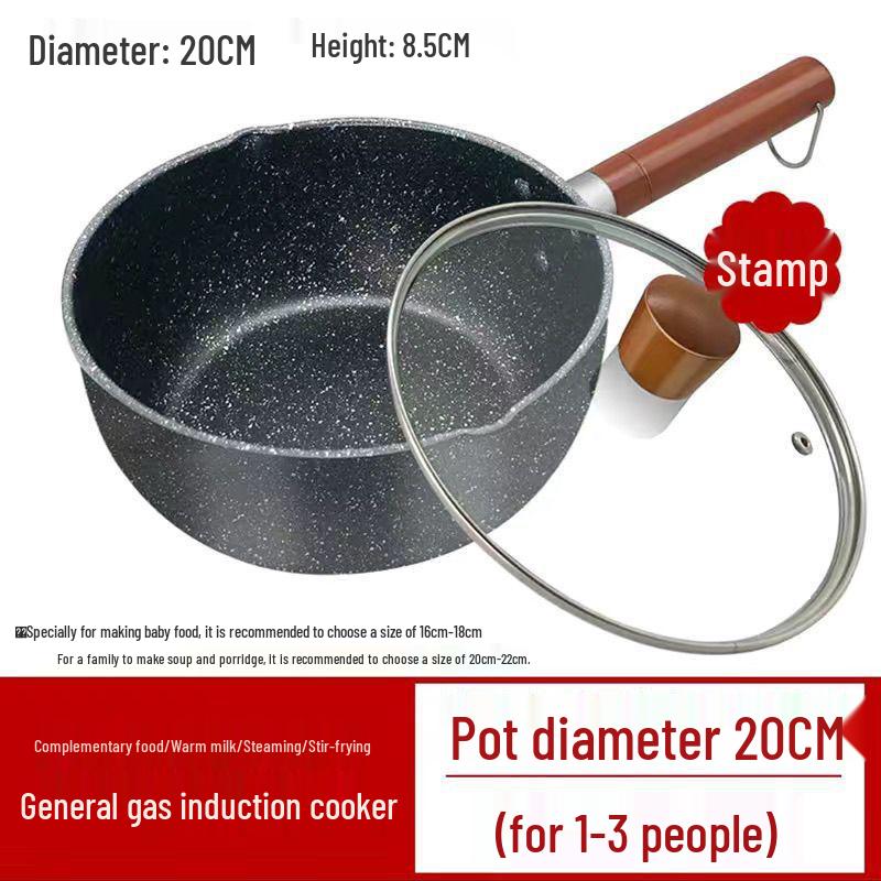 Yukihira Multi-Functional Non-Stick Milk and Baby Food Pot for Induction and Gas Stoves, Perfect for Dormitories Default
Yukihira Multi-Functional Non-Stick Milk and Baby Food Pot for Induction and Gas Stoves, Perfect for Dormitories Default