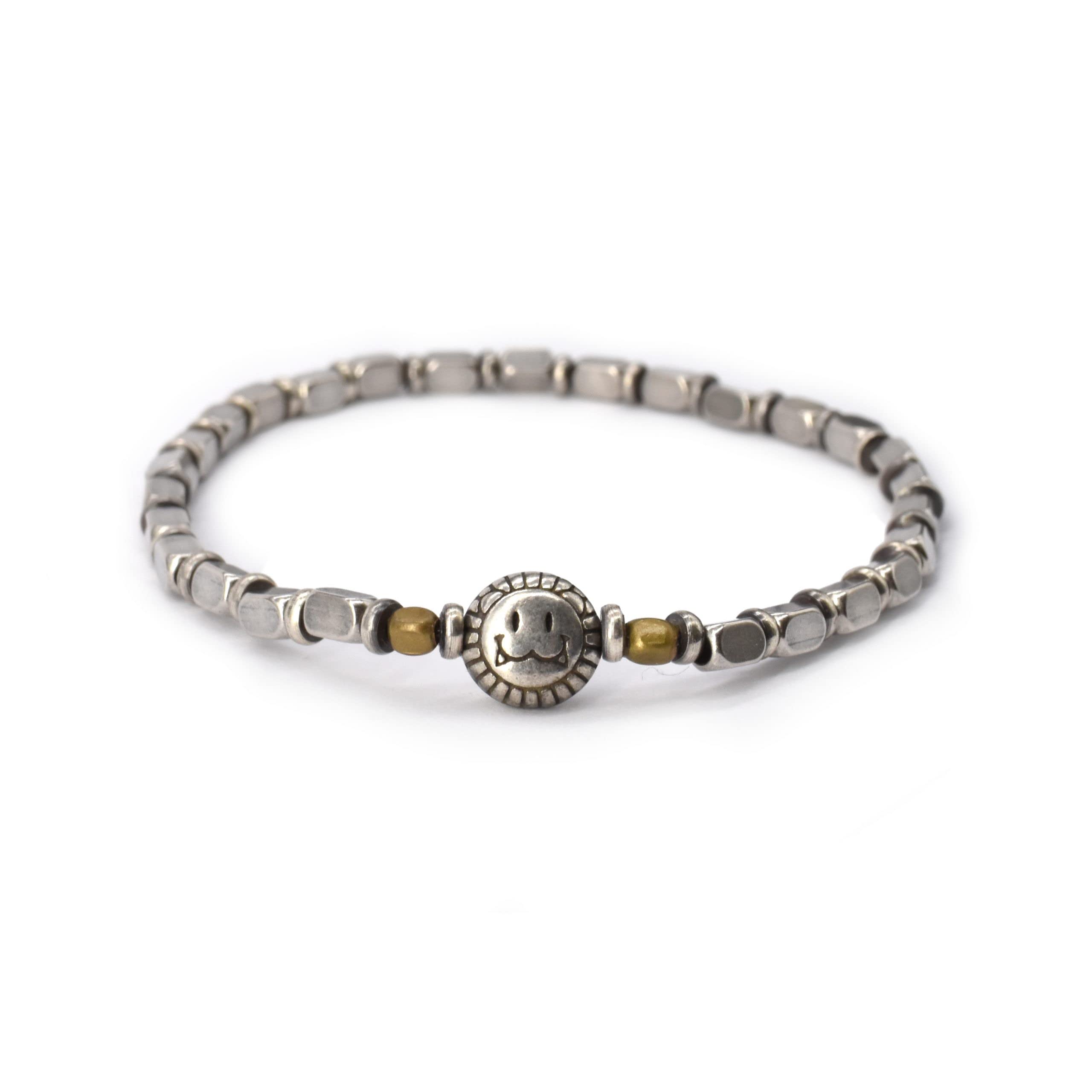 LION HEART Bracelet SunKu Collaboration Bead Bracelet TYPE E Brass Men s (Silver Plated) бронзовий
LION HEART Bracelet SunKu Collaboration Bead Bracelet TYPE E Brass Men s (Silver Plated) бронзовий