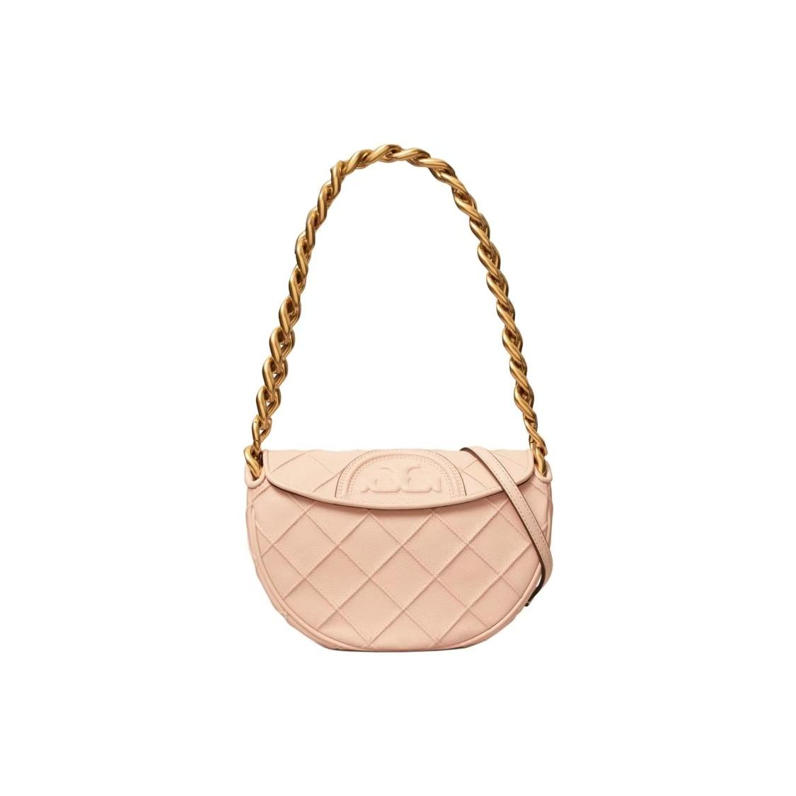 Tory Burch Fleming Flap Magnetic Snap Leather Crescent Mini Shoulder Crossbody Bag Women Bags Morning-Pink 158902-650 Basic Set (Bag+Dust Bag)
Tory Burch Fleming Flap Magnetic Snap Leather Crescent Mini Shoulder Crossbody Bag Women Bags Morning-Pink 158902-650 Basic Set (Bag+Dust Bag)