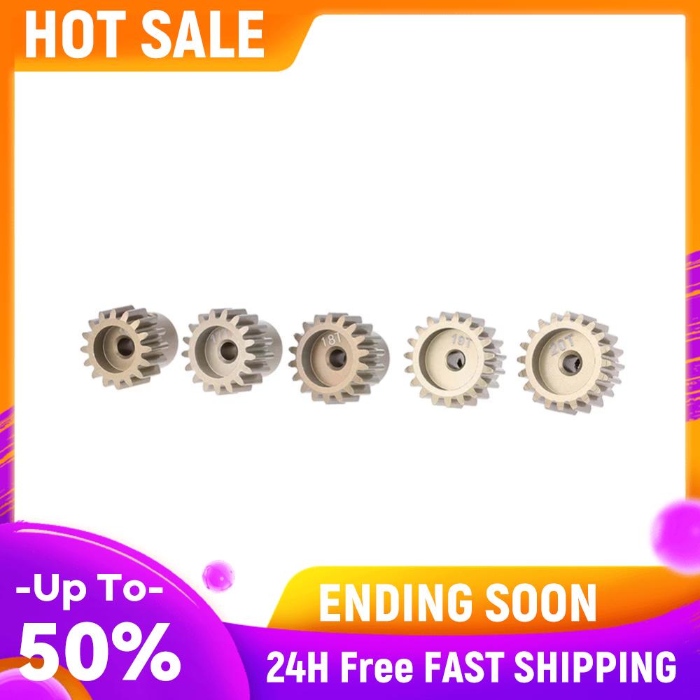 5pcs 3.175mm 32DP 16/17/18/19/20T Metal Pinion Motor Gear Aluminum Pinion Motor Gear for 1/10 RC Model Car China Mainland
5pcs 3.175mm 32DP 16/17/18/19/20T Metal Pinion Motor Gear Aluminum Pinion Motor Gear for 1/10 RC Model Car China Mainland