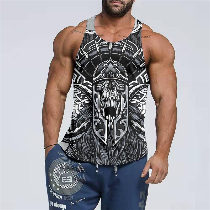 Трендова чоловіча майка без рукавів великого розміру з 3D-принтом «Кошмар скелета» XS
Трендова чоловіча майка без рукавів великого розміру з 3D-принтом «Кошмар скелета» XS