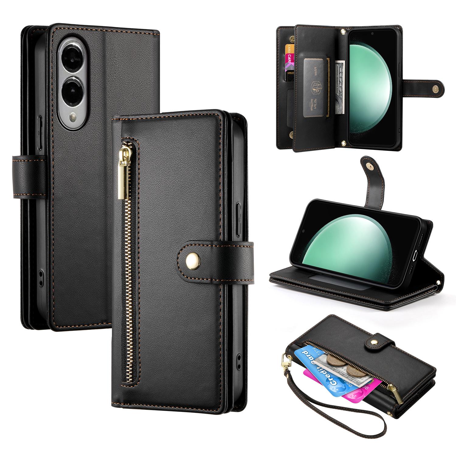 DF-011 For Samsung Galaxy S25 Edge Case Zipper Pocket Wallet Leather Phone Cover with Straps Black
DF-011 For Samsung Galaxy S25 Edge Case Zipper Pocket Wallet Leather Phone Cover with Straps Black