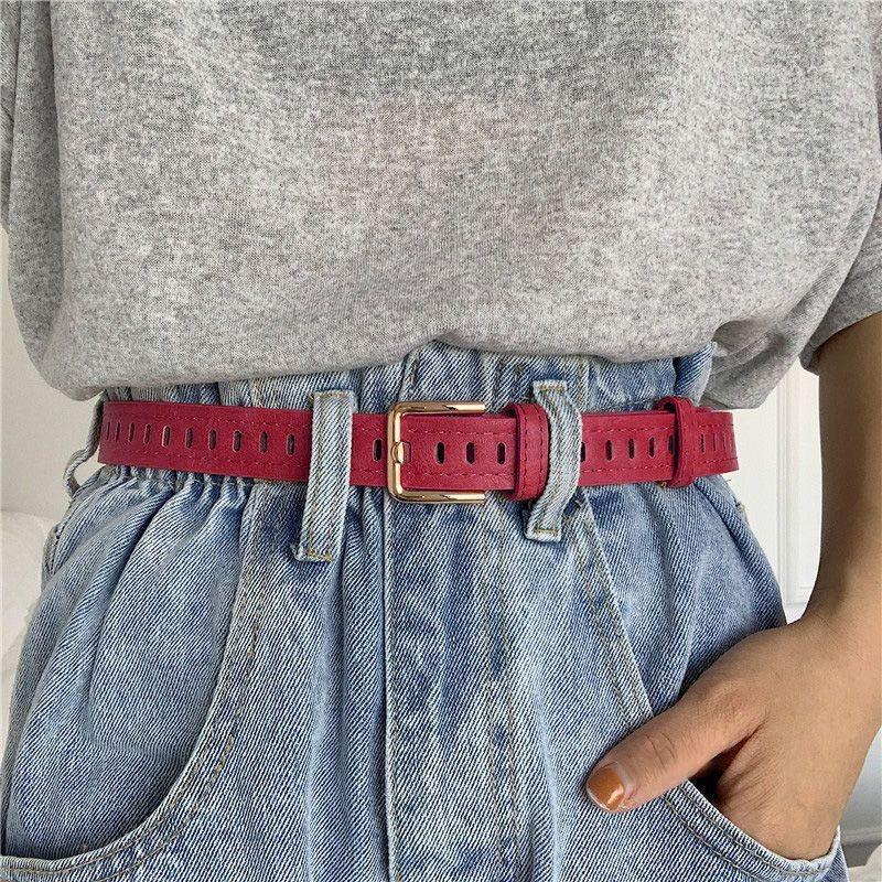 Обязательный женский ремень для джинсов, шикарный минималистичный дизайн с пряжкой, прочный Red Gold
Обязательный женский ремень для джинсов, шикарный минималистичный дизайн с пряжкой, прочный Red Gold
