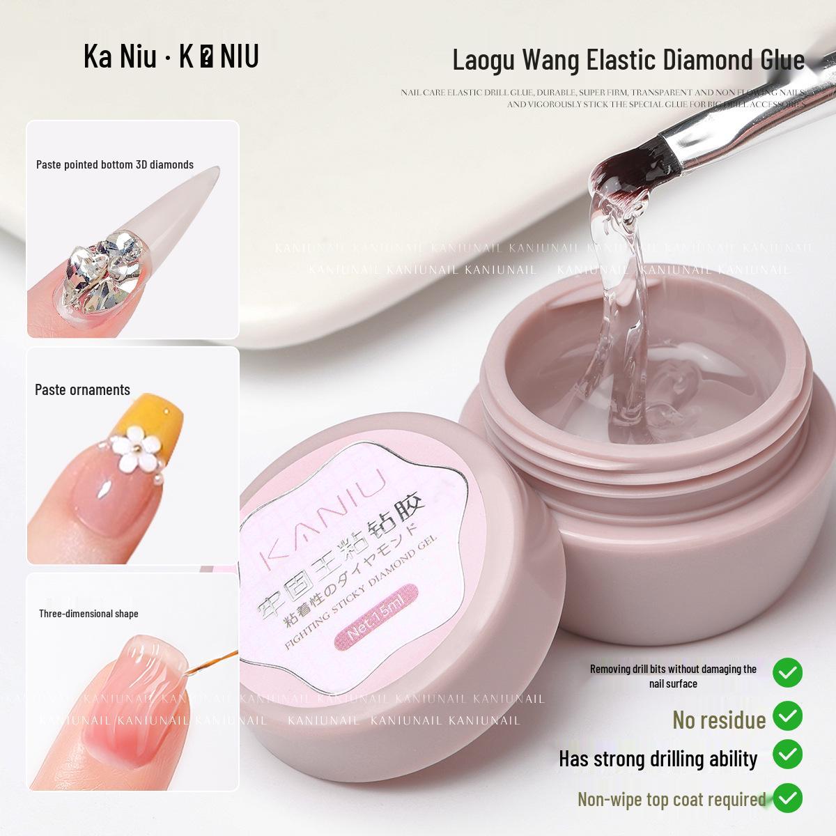 Ka Niu Nail Art Super Sticky Zirconia Glue, Long-Lasting Non-Flowing Formula for Nail Drills, Large Capacity
Ka Niu Nail Art Super Sticky Zirconia Glue, Long-Lasting Non-Flowing Formula for Nail Drills, Large Capacity