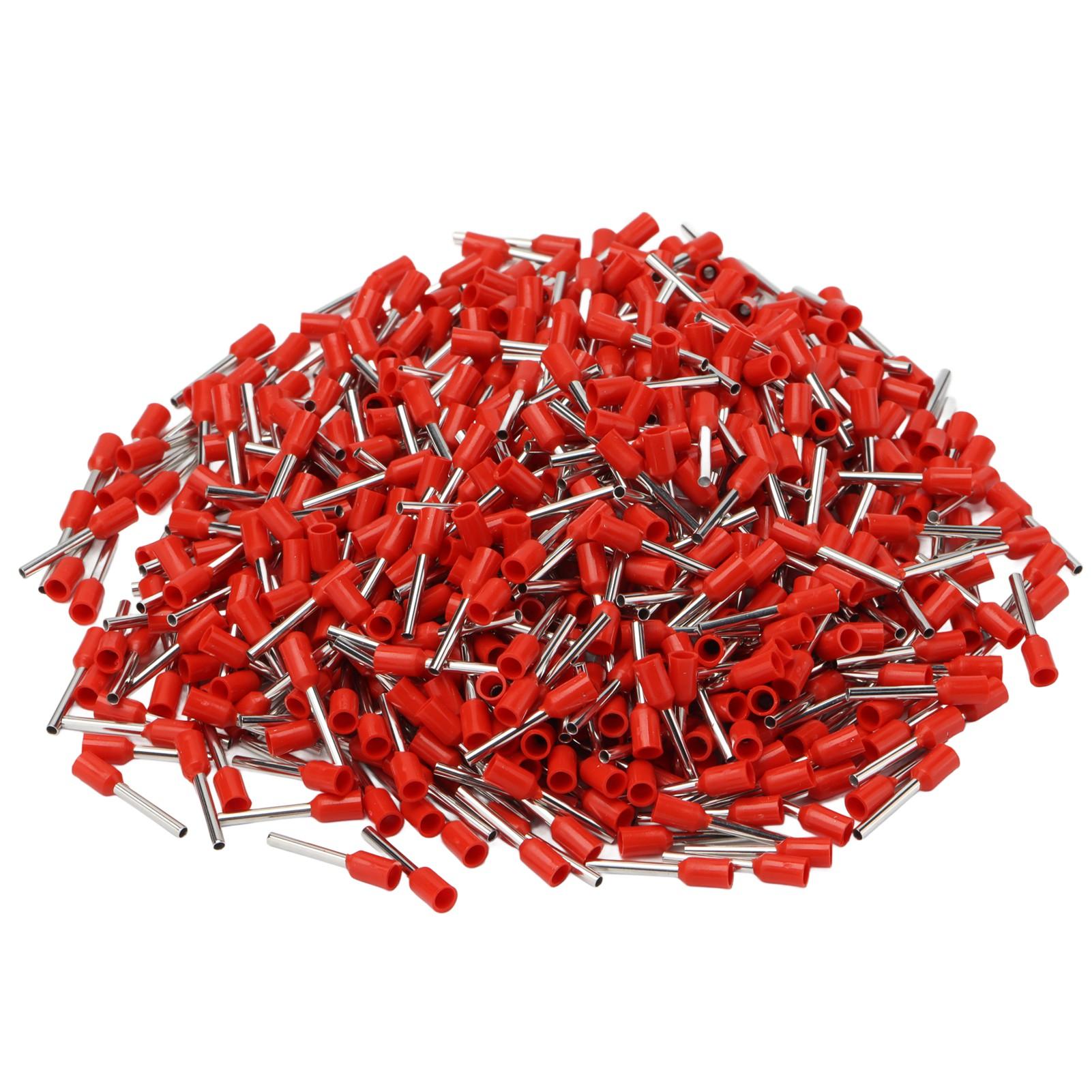 1000Pcs Insulated Pin Cord End Terminal Copper PVC Pre Insulated Terminals for Transportation
1000Pcs Insulated Pin Cord End Terminal Copper PVC Pre Insulated Terminals for Transportation