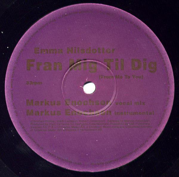 12inch Record EMMA NILSDOTTER - Frn Mig Till Dig VJML010 Vinyl Junkies 2002 UK Dance & Electronica Used
12inch Record EMMA NILSDOTTER - Frn Mig Till Dig VJML010 Vinyl Junkies 2002 UK Dance & Electronica Used