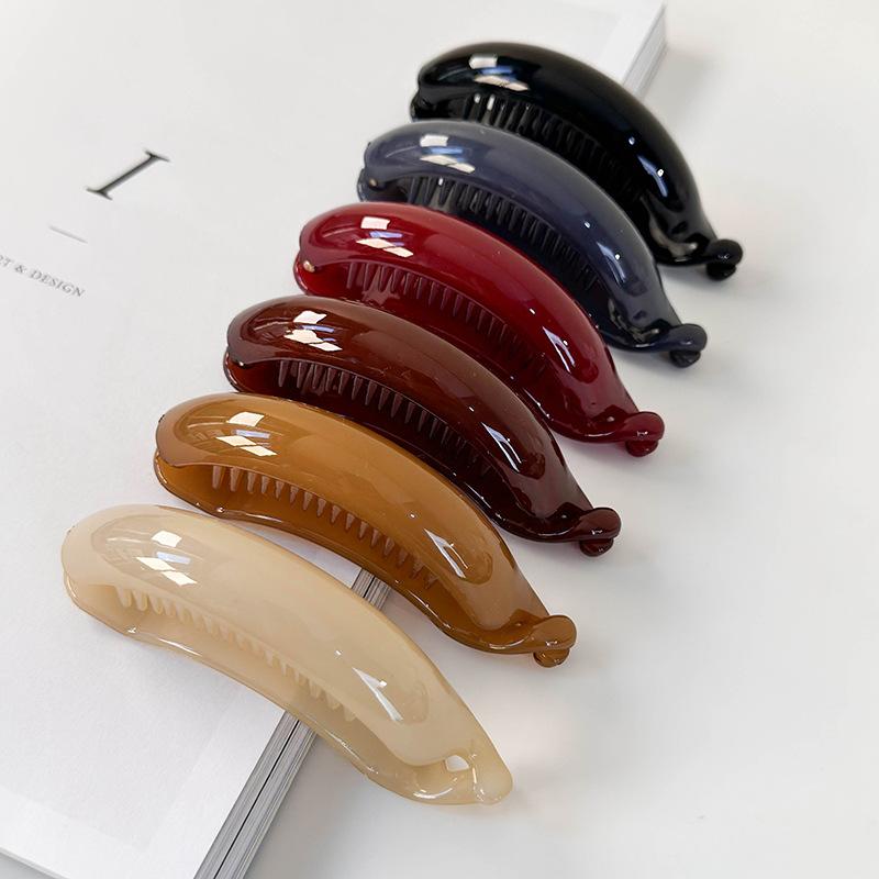 Korean Simple Temperament High Ponytail Uckle Clip Headband Retro Twist Hair Clip New Womans Hairpins Solid Color Barrettes
Korean Simple Temperament High Ponytail Uckle Clip Headband Retro Twist Hair Clip New Womans Hairpins Solid Color Barrettes