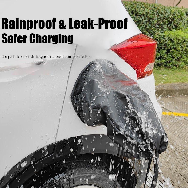 MOBIDEA Black EV Charging Port Rain Cover Oxford Cloth Waterproof Magnetic Protector for Electric Car Charger
MOBIDEA Black EV Charging Port Rain Cover Oxford Cloth Waterproof Magnetic Protector for Electric Car Charger