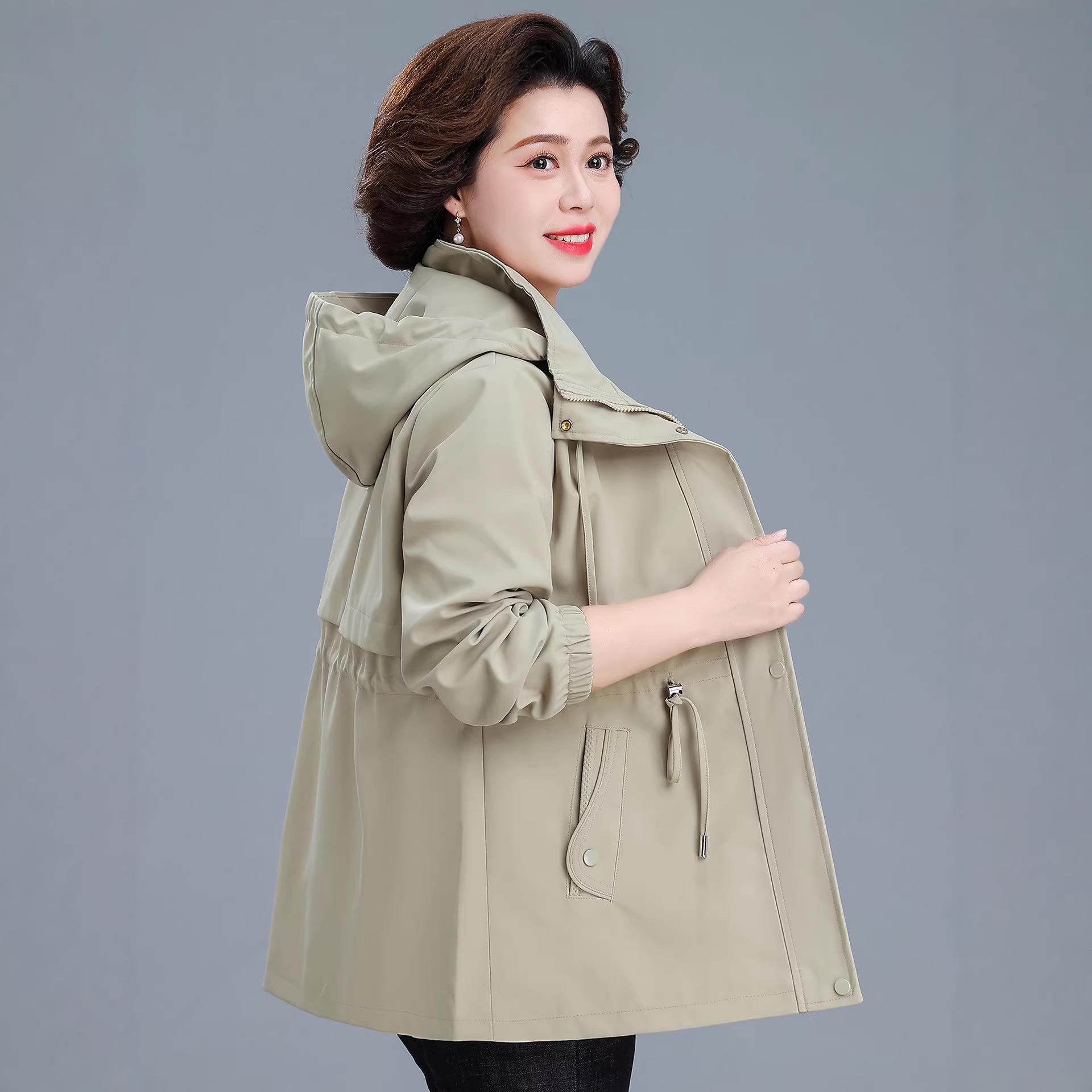 2026 Stylish Mid-Length Windbreaker Jacket for Middle-Aged and Elderly Mothers, Plus Size, Slimming, Spring/Autumn Wear 3XL for 115-125 lbs хакі
2026 Stylish Mid-Length Windbreaker Jacket for Middle-Aged and Elderly Mothers, Plus Size, Slimming, Spring/Autumn Wear 3XL for 115-125 lbs хакі