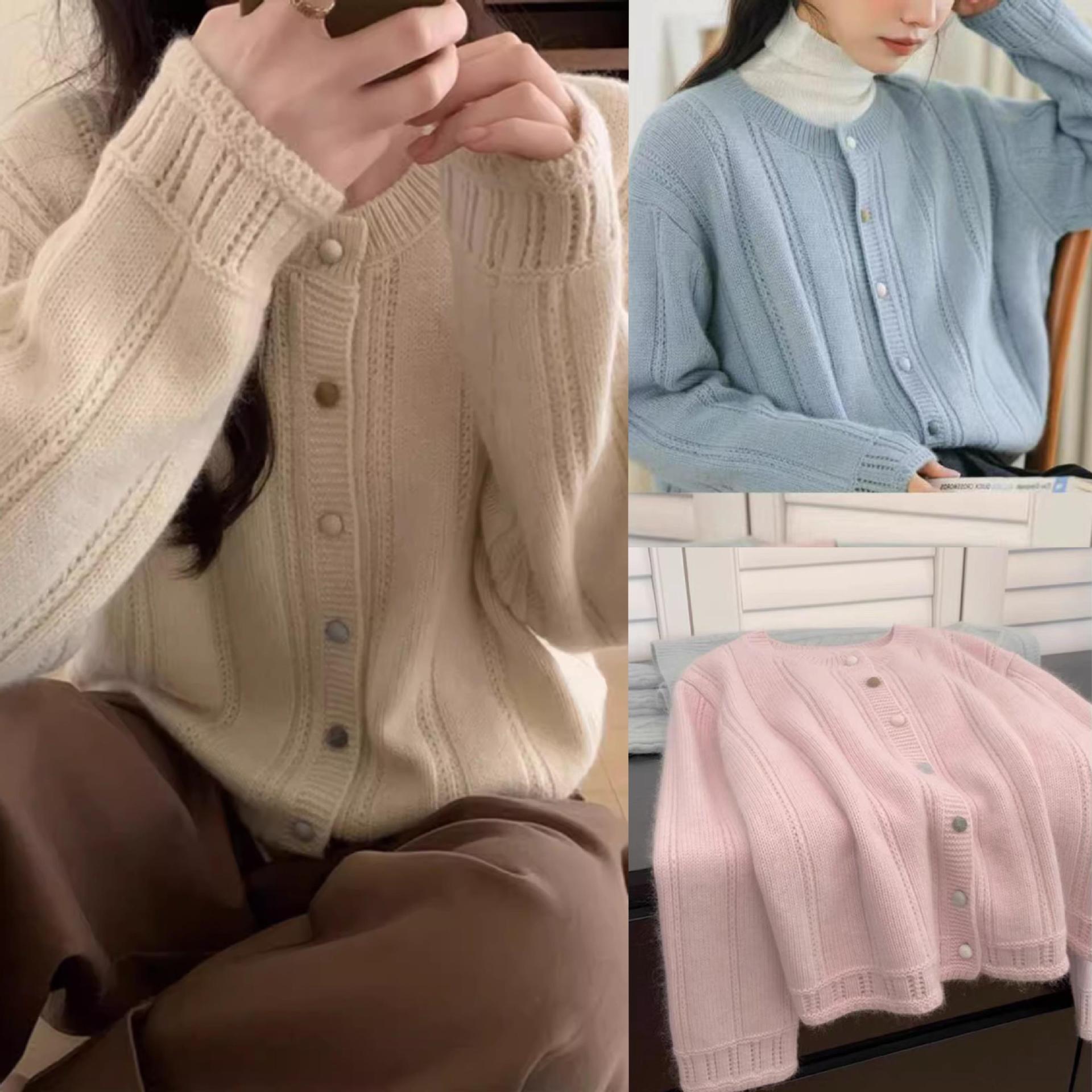 2025 Xiaoxiang Raccoon Fleece Knit Cardigan для женщин - Мягкий короткий свитер на весну/осень One Size розовый
2025 Xiaoxiang Raccoon Fleece Knit Cardigan для женщин - Мягкий короткий свитер на весну/осень One Size розовый