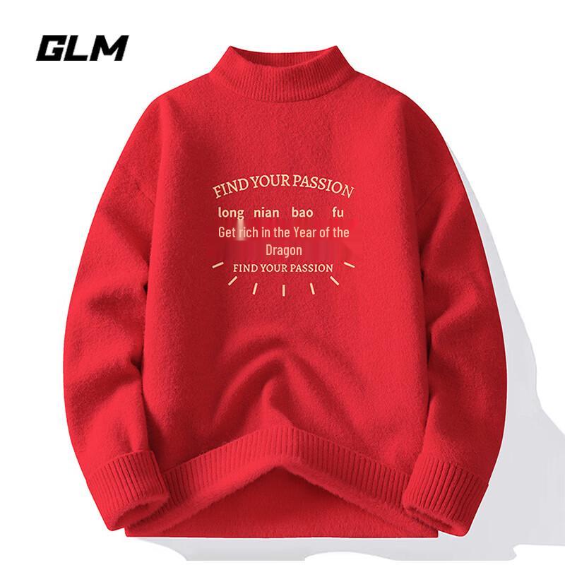 GLM Men s Winter Mock Neck Fleece-Lined Red Sweater M
GLM Men s Winter Mock Neck Fleece-Lined Red Sweater M