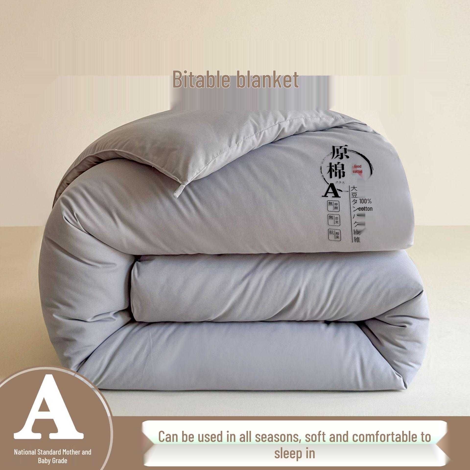 Хлопковое одеяло класса А с соевым наполнителем для зимы - Толстое, теплое, всесезонное одеяло для общежитий и в подарок 180x220cm - 10 Jin Thick Winter Quilt
Хлопковое одеяло класса А с соевым наполнителем для зимы - Толстое, теплое, всесезонное одеяло для общежитий и в подарок 180x220cm - 10 Jin Thick Winter Quilt