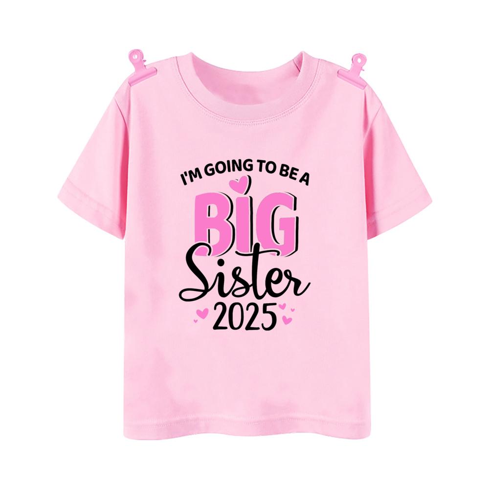 I m Going To Be A Big Sister Printed Girls Shirt Tee Pregnancy Announcement Kids T-shirt Child Summer Short Sleeve Clothes Tops 110
I m Going To Be A Big Sister Printed Girls Shirt Tee Pregnancy Announcement Kids T-shirt Child Summer Short Sleeve Clothes Tops 110