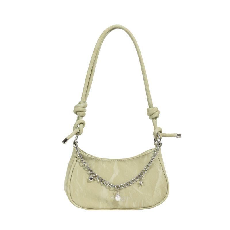 Temperament versatile chain shoulder bag women s 2024 spring and summer new niche design texture underarm bag зелений
Temperament versatile chain shoulder bag women s 2024 spring and summer new niche design texture underarm bag зелений