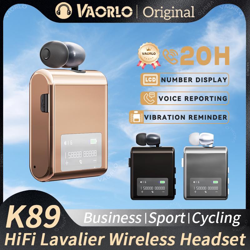 K89/K75 Lavalier Business Bluetooth 5.4 беспроводная гарнитура разговор/музыка 20H ЖК-цифровой дисплей HIFI наушники с микрофоном шумоподавление K89 Black
K89/K75 Lavalier Business Bluetooth 5.4 беспроводная гарнитура разговор/музыка 20H ЖК-цифровой дисплей HIFI наушники с микрофоном шумоподавление K89 Black