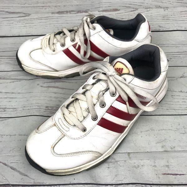 Adidas University Golf Shoes Size 26.0 White Red(USED)
Adidas University Golf Shoes Size 26.0 White Red(USED)