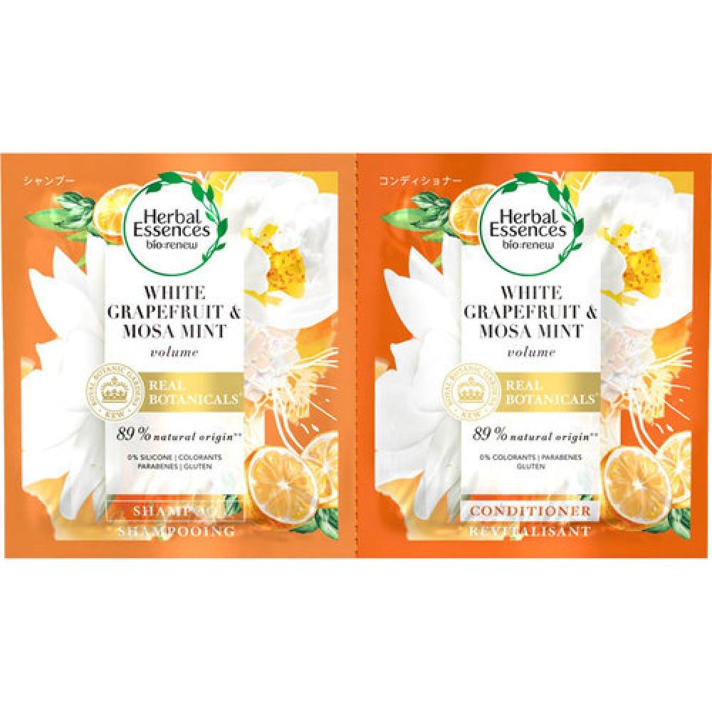 Herbal Essence Bio Renew Шампунь-кондиционер с белым грейпфрутом и мятой, пробный пакетик 12 мл+12 г
Herbal Essence Bio Renew Шампунь-кондиционер с белым грейпфрутом и мятой, пробный пакетик 12 мл+12 г