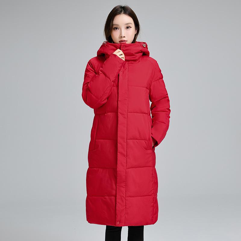 Winter Korean version solid color long knee down cotton cotton jacket couple thickened hooded loose cotton coat M чёрный
Winter Korean version solid color long knee down cotton cotton jacket couple thickened hooded loose cotton coat M чёрный