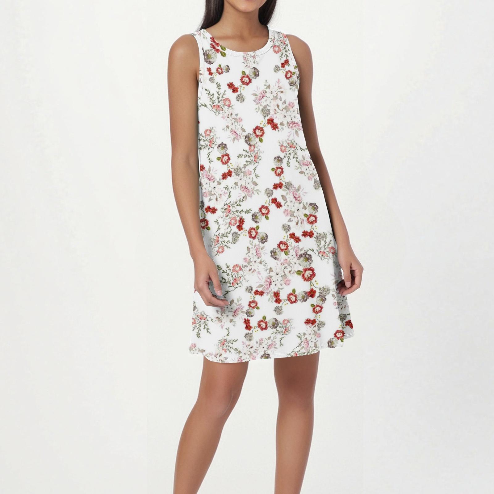 Summer Dresses for Women 2026 Sleeveless A-Line Summer Dress with Floral Print Sundresses for Women 2026 Casual Summer Dresses for Women M белый
Summer Dresses for Women 2026 Sleeveless A-Line Summer Dress with Floral Print Sundresses for Women 2026 Casual Summer Dresses for Women M белый