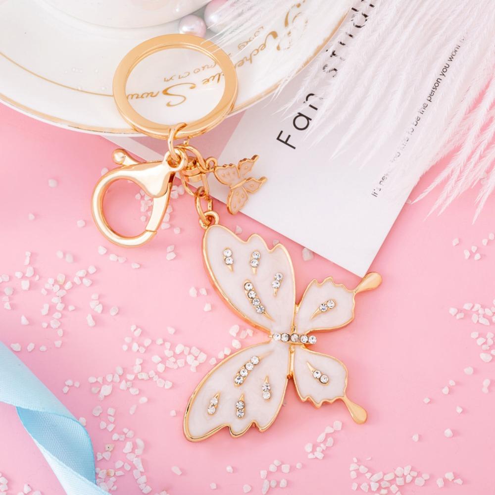 Women Bag Ornaments Butterfly Keychain Metal Car Keyring Butterfly Toy Pendant Lover Friends
Women Bag Ornaments Butterfly Keychain Metal Car Keyring Butterfly Toy Pendant Lover Friends