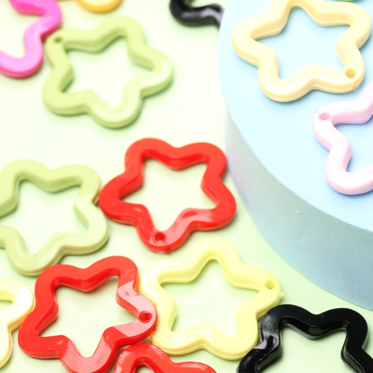 Акриловый ювелирный материал «сделай сам», модное ожерелье, серьги, подвески, подвеска в виде пентаграммы, 30 мм, 80 шт. ярких цветов
Акриловый ювелирный материал «сделай сам», модное ожерелье, серьги, подвески, подвеска в виде пентаграммы, 30 мм, 80 шт. ярких цветов