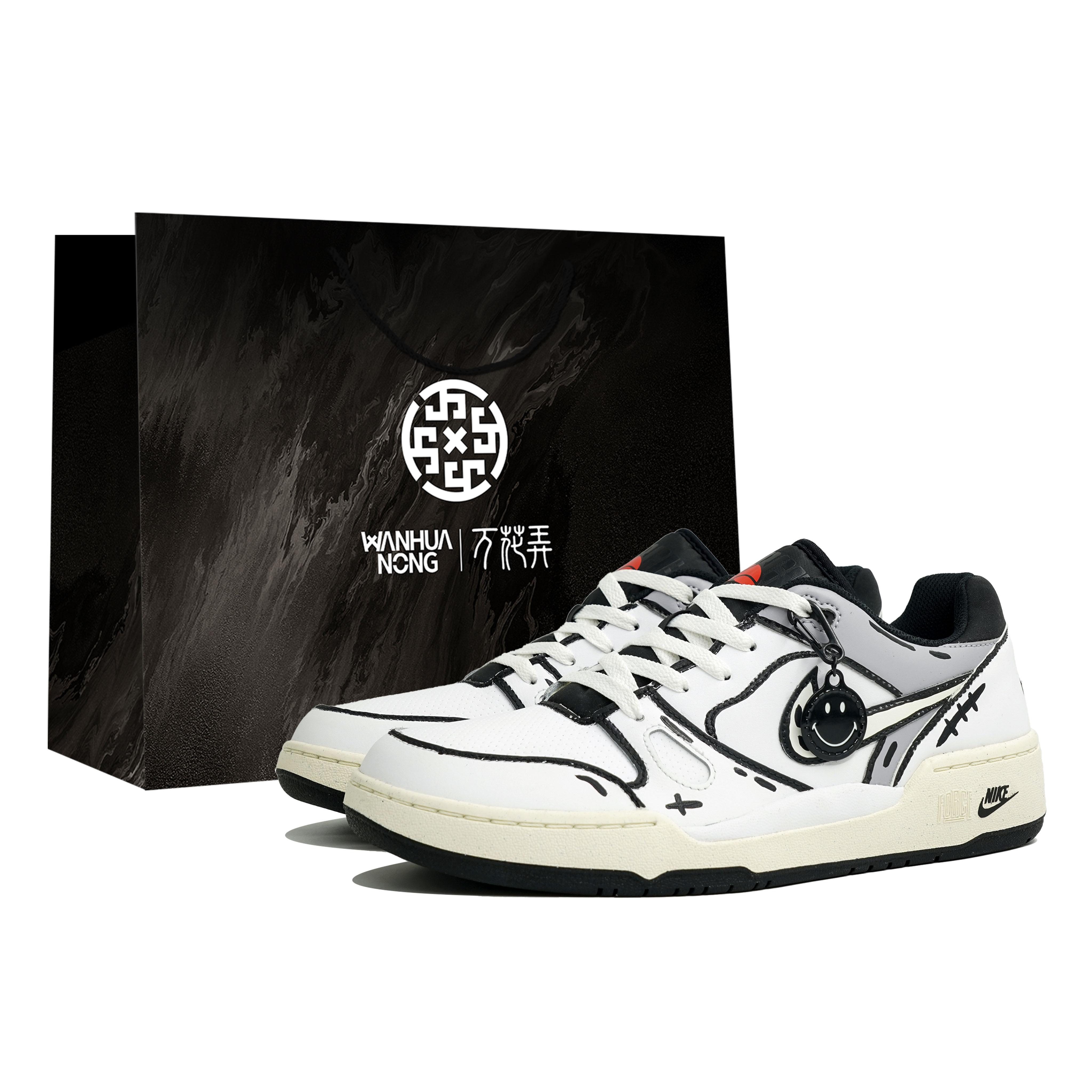 Nike Full Force Skateboard Shoes Men s Low Top Black/Gray FB1362-101(Team1024-S-BOX) 40
Nike Full Force Skateboard Shoes Men s Low Top Black/Gray FB1362-101(Team1024-S-BOX) 40