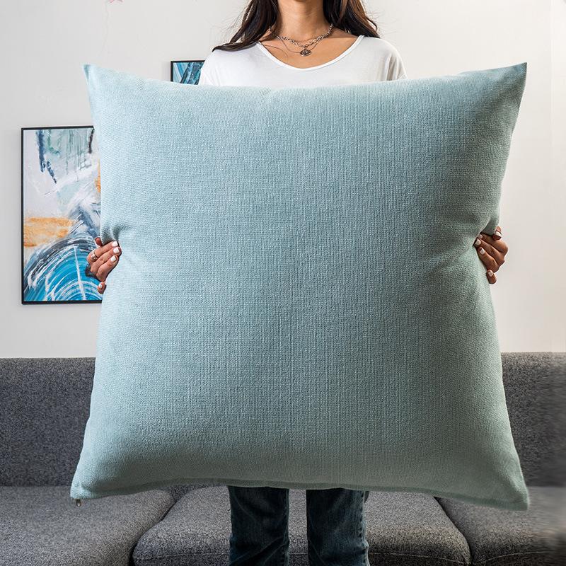 Large Square Pillowcase Coffee Sofa Back Huge Cushion Cover Washable Living Room Bedroom Pillow Cases Solid Color 60/70/80CM 55x55cm
Large Square Pillowcase Coffee Sofa Back Huge Cushion Cover Washable Living Room Bedroom Pillow Cases Solid Color 60/70/80CM 55x55cm
