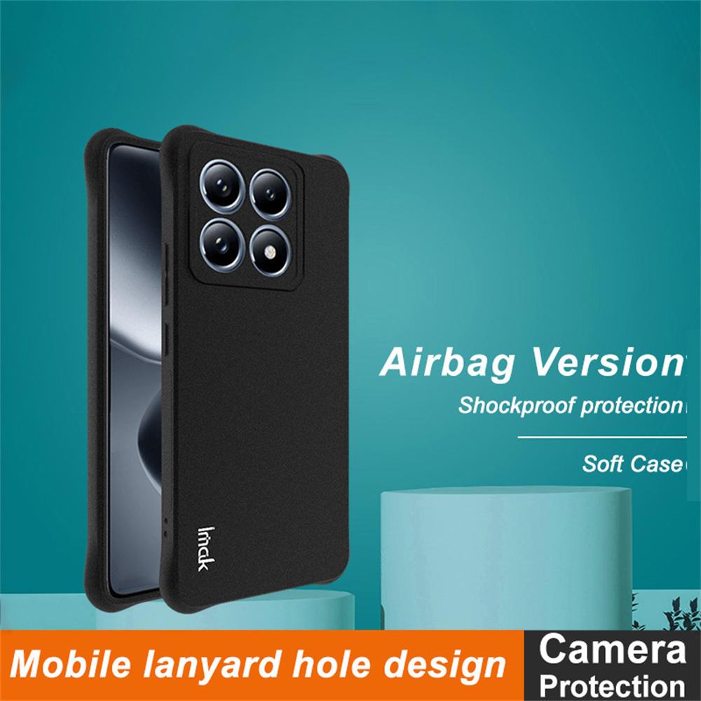 IMAK For Xiaomi 14T Case TPU Phone Cover Airbag Shockproof Protection Transparent Black
IMAK For Xiaomi 14T Case TPU Phone Cover Airbag Shockproof Protection Transparent Black