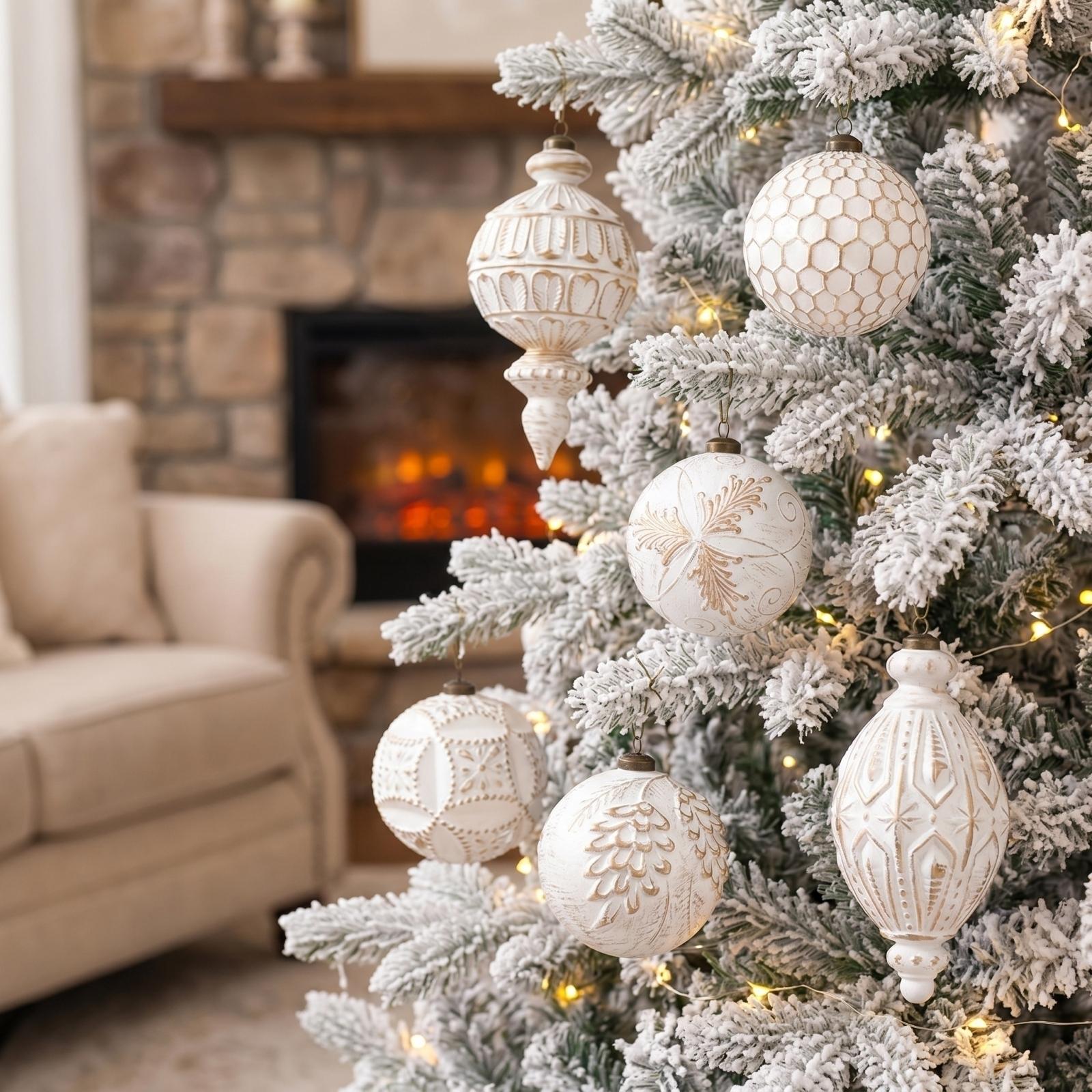 Set of 7 Vintage Style Hanging Christmas Ornaments Classic Decorative Balls and Shaped Baubles for Holiday Tree Decoration One Size
Set of 7 Vintage Style Hanging Christmas Ornaments Classic Decorative Balls and Shaped Baubles for Holiday Tree Decoration One Size