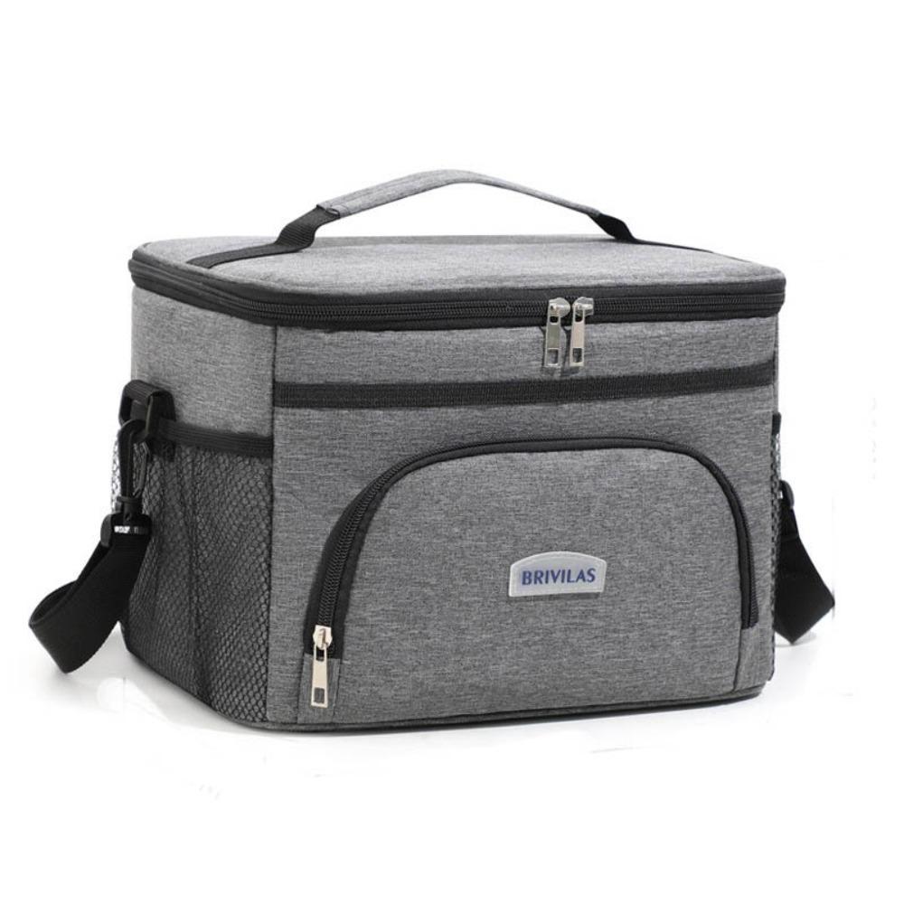 с термосумкой-тоутом на молнии, большой вместимости, для пикника, на плечо, для ланча, аксессуары для кемпинга серый
с термосумкой-тоутом на молнии, большой вместимости, для пикника, на плечо, для ланча, аксессуары для кемпинга серый