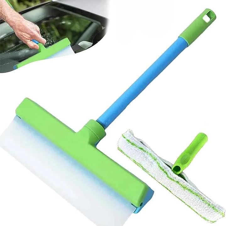 Aqua Swipe Recyclable Silicone Window Squeegee Kit Microfiber Scrubber Multi-Purpose Cleaner Tool for Mirrors Cars Glass Panels зелёный
Aqua Swipe Recyclable Silicone Window Squeegee Kit Microfiber Scrubber Multi-Purpose Cleaner Tool for Mirrors Cars Glass Panels зелёный