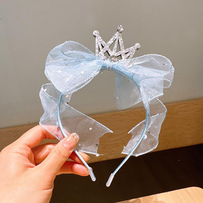 1 шт. Детская корона принцессы, головной убор, милый бант из сетчатой марли, сказочные обручи для волос для девочки, подарки на день рождения, детские аксессуары для волос
1 шт. Детская корона принцессы, головной убор, милый бант из сетчатой марли, сказочные обручи для волос для девочки, подарки на день рождения, детские аксессуары для волос