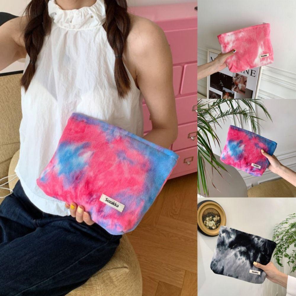 Large Capacity Tie Dye Gradient Makeup Bag Gradient Makeup Bag Corduroy Cosmetic Bag Women
Large Capacity Tie Dye Gradient Makeup Bag Gradient Makeup Bag Corduroy Cosmetic Bag Women