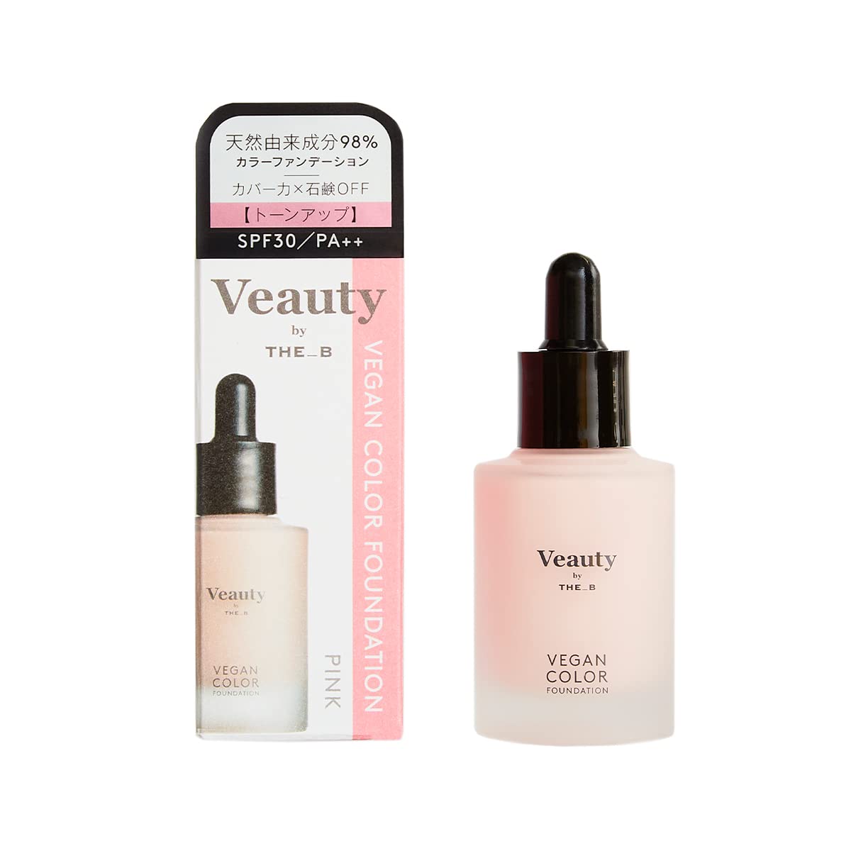 Veauty by Vegan Тональная основа для чувствительной кожи Жидкая тональная основа SPF30 Косметические ингредиенты THE_B (розовый) кожа, (Выравнивание тона/Маскировка раздражений),
Veauty by Vegan Тональная основа для чувствительной кожи Жидкая тональная основа SPF30 Косметические ингредиенты THE_B (розовый) кожа, (Выравнивание тона/Маскировка раздражений),