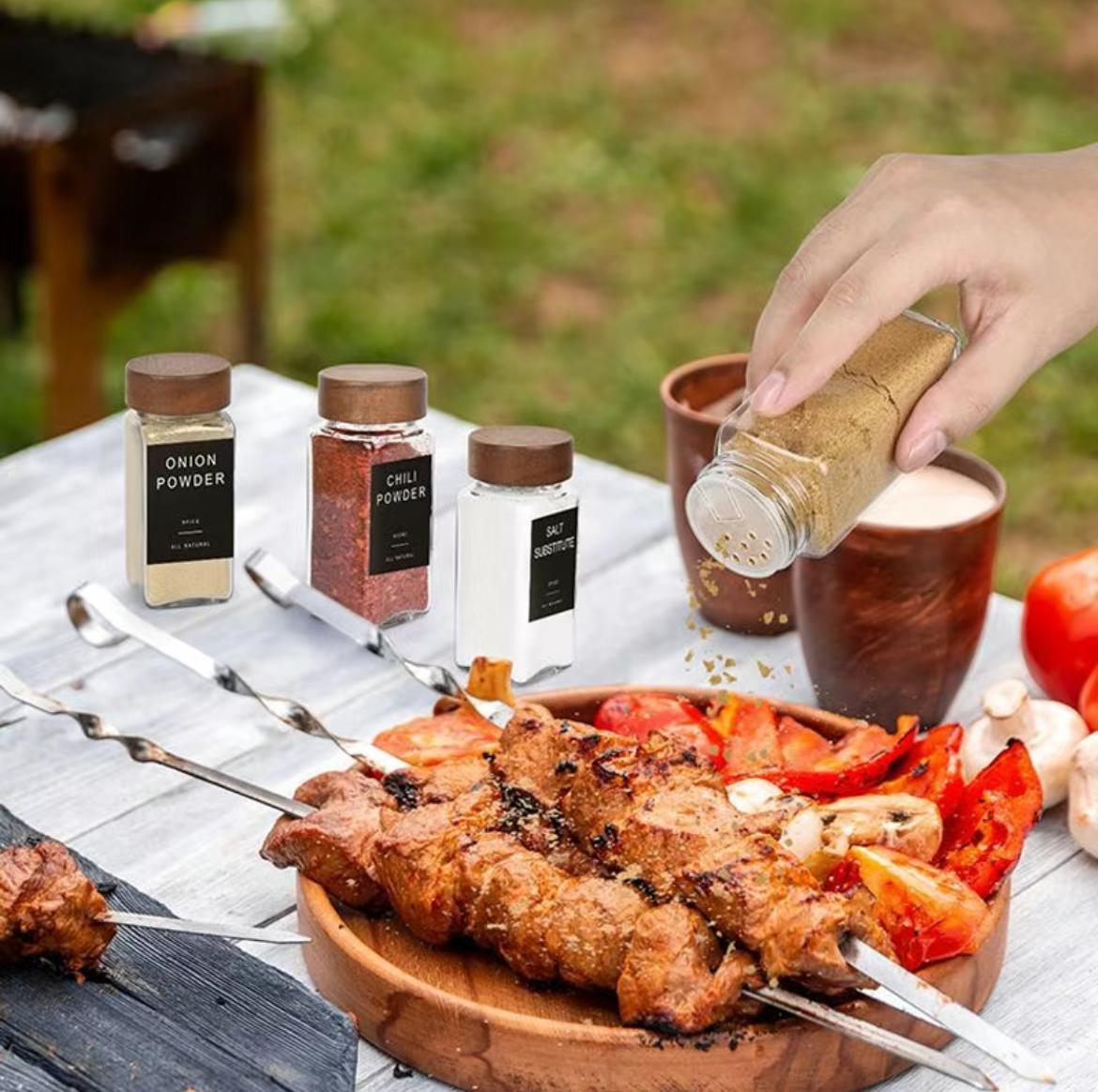 Acacia Covered Glass Seasoning Bottle ,Square Transparent Seasoning Storage Bottle ,Salt Spices Ground Pepper Sealing Tools
Acacia Covered Glass Seasoning Bottle ,Square Transparent Seasoning Storage Bottle ,Salt Spices Ground Pepper Sealing Tools