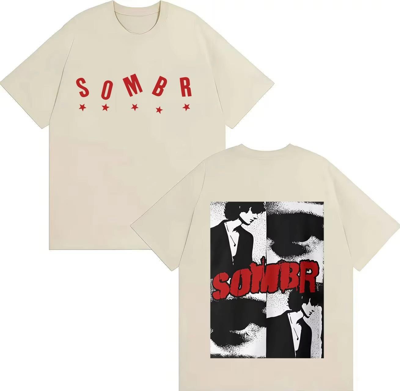 British Singer SOMBRs Classic Poster Fashion Harajuku 2026 Spring summer Highquality Summer Print Pure Cotton Tshirt S
British Singer SOMBRs Classic Poster Fashion Harajuku 2026 Spring summer Highquality Summer Print Pure Cotton Tshirt S