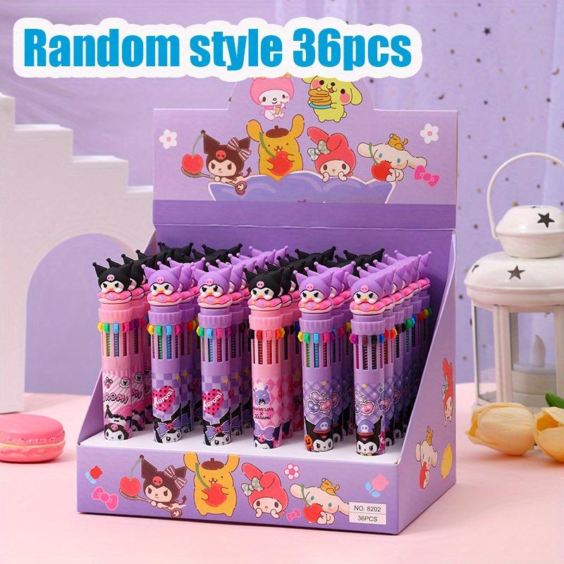 36Pcs 0.7mm Sanrio Cartoon Ballpoint Pen Kuromi Hello Kitty Cinnamoroll 10 Color 0.7 School Stationery Draw Wrirte Mark Pen Random style 36Pcs
36Pcs 0.7mm Sanrio Cartoon Ballpoint Pen Kuromi Hello Kitty Cinnamoroll 10 Color 0.7 School Stationery Draw Wrirte Mark Pen Random style 36Pcs