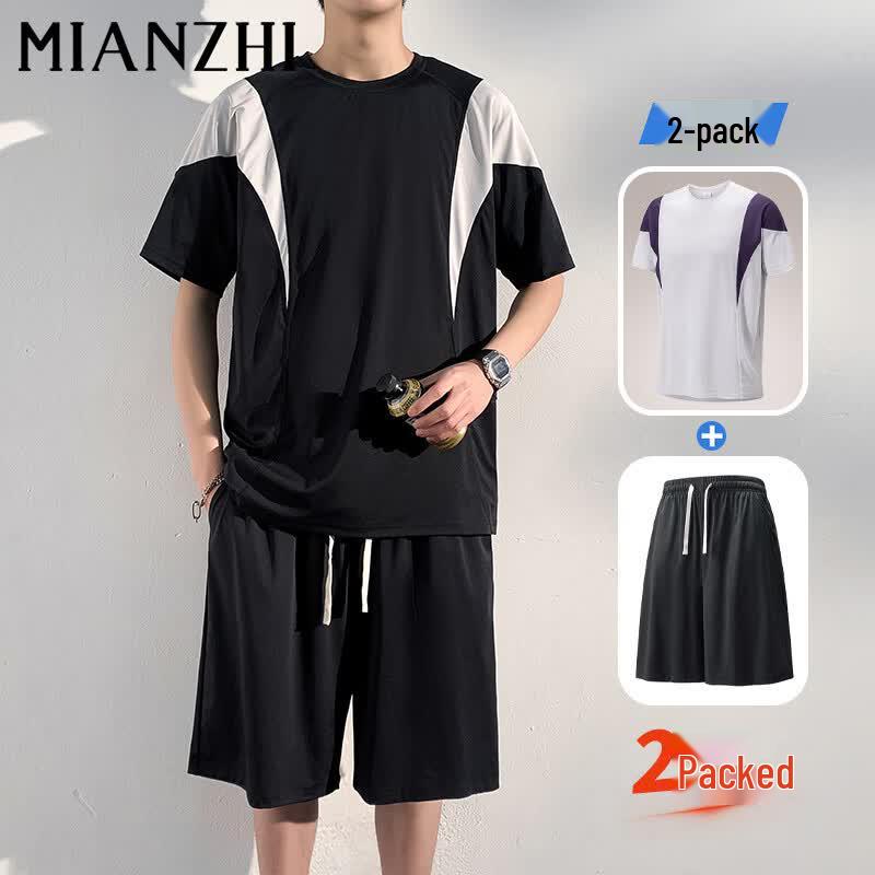 Men s Quick-Dry Breathable 2-Piece Summer Sports Set L
Men s Quick-Dry Breathable 2-Piece Summer Sports Set L