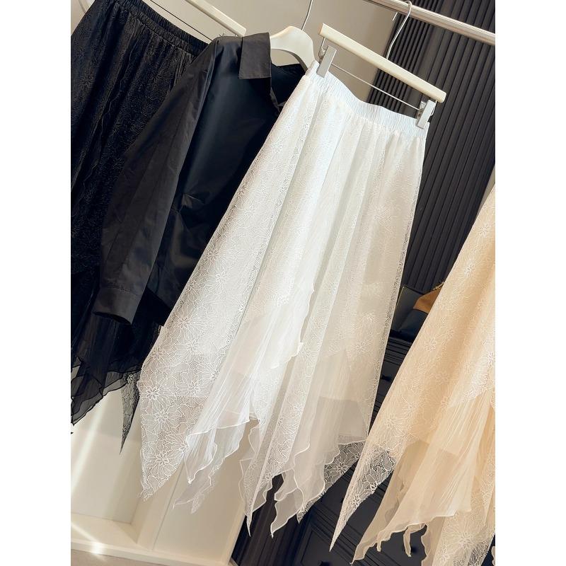 Irregular cut lace splicing puffy skirt women s spring new high waist A word loose big swing umbrella skirt One size fits all белый
Irregular cut lace splicing puffy skirt women s spring new high waist A word loose big swing umbrella skirt One size fits all белый