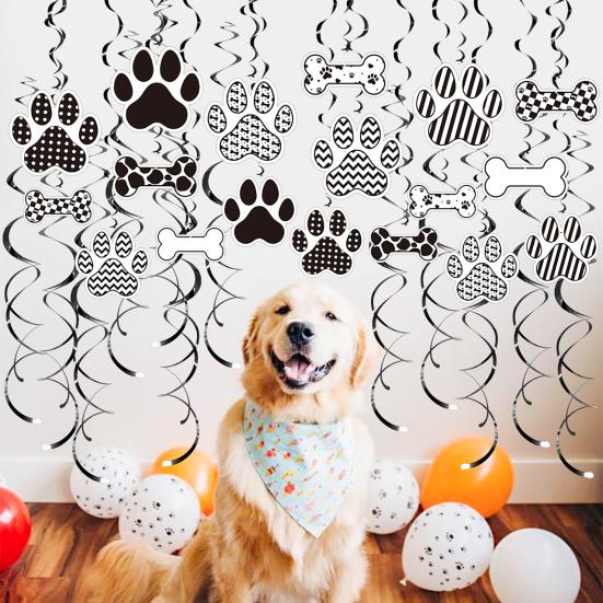 Yousheng 48 Pcs Dog Themed Party Hanging Swirls Decoration Dog Paw Bones Ceiling Streamer for Pets Birthday Baby Shower Party Supplies 48pcs
Yousheng 48 Pcs Dog Themed Party Hanging Swirls Decoration Dog Paw Bones Ceiling Streamer for Pets Birthday Baby Shower Party Supplies 48pcs