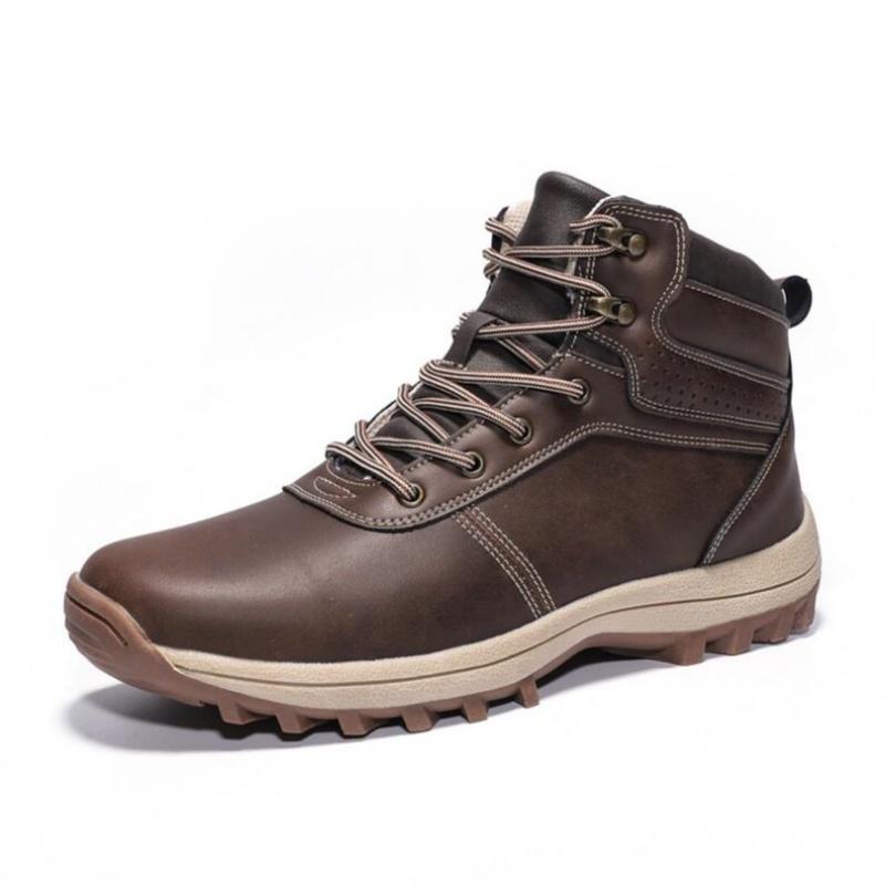 Winter Warm Men Boots Pu Leather Fur Plus Men Snow Boots Handmade Waterproof Working Ankle Boots High Top Men Shoes 47 темно-коричневого кольору
Winter Warm Men Boots Pu Leather Fur Plus Men Snow Boots Handmade Waterproof Working Ankle Boots High Top Men Shoes 47 темно-коричневого кольору