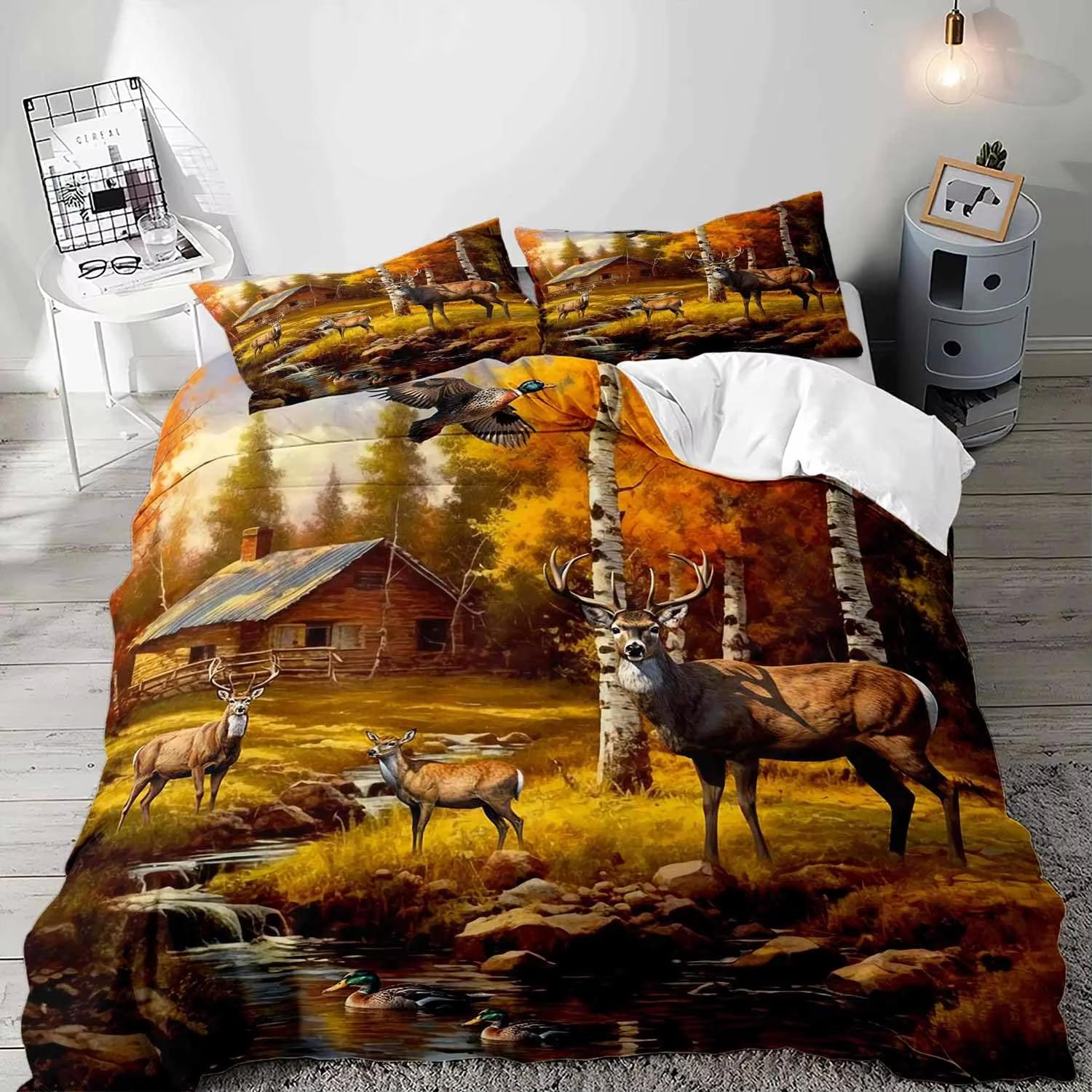Wild Der Soft Duvet Cover Set Single Quen King-Sized Dimensionsd Dimensions Rustic Farm Style Soft Beding Set Adult People Women Tens Lovely Animal 120*200cm Single
Wild Der Soft Duvet Cover Set Single Quen King-Sized Dimensionsd Dimensions Rustic Farm Style Soft Beding Set Adult People Women Tens Lovely Animal 120*200cm Single