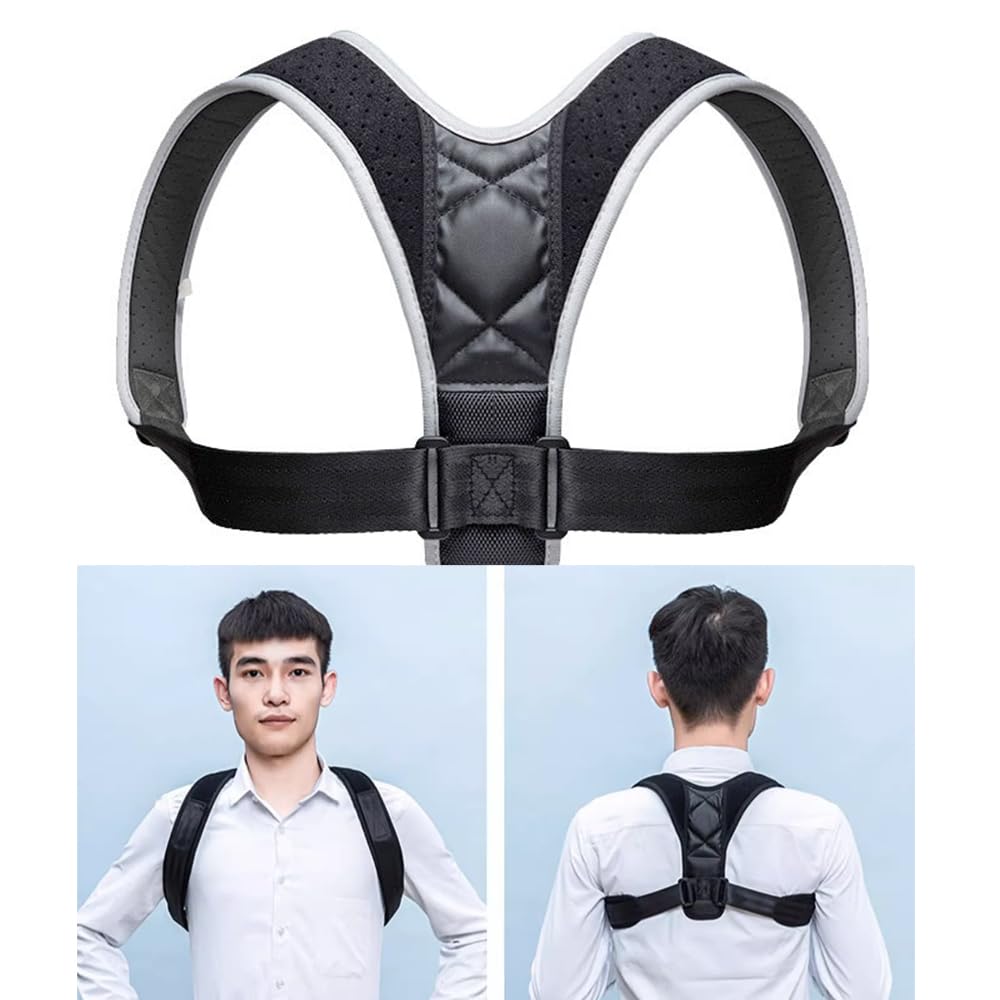 CAIYUDPTTS Hunchback Correction Posture Correction Belt Back Easy to put easy to take one size fits Improves hunched the the way you sit Gray Belt,
CAIYUDPTTS Hunchback Correction Posture Correction Belt Back Easy to put easy to take one size fits Improves hunched the the way you sit Gray Belt,