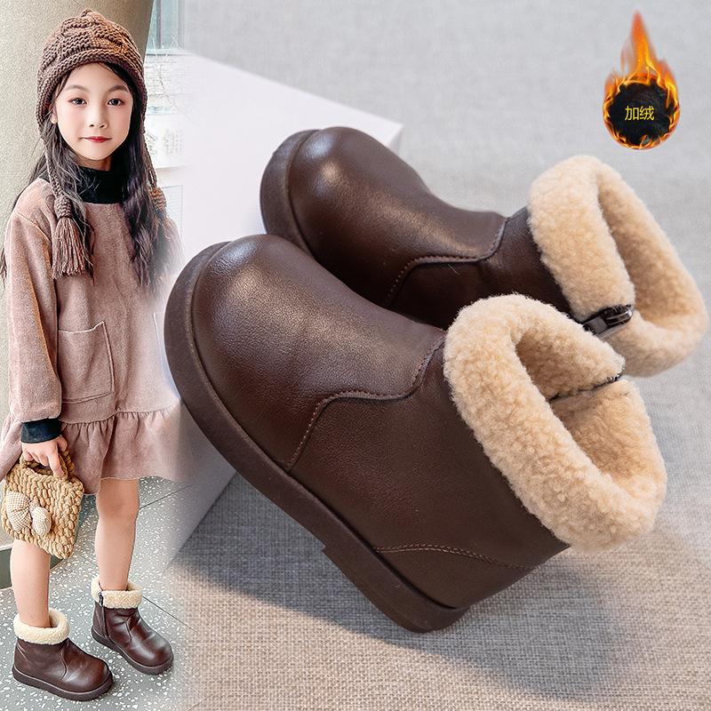 Winter Girls Fleece Lined Martin Boots Comfortable Stylish Baby Ankle Boots Kids Cotton Shoes size 26 коричневый
Winter Girls Fleece Lined Martin Boots Comfortable Stylish Baby Ankle Boots Kids Cotton Shoes size 26 коричневый