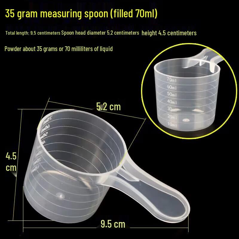Plastic Measuring Spoon Set with Scale for Powder and Liquid
Plastic Measuring Spoon Set with Scale for Powder and Liquid