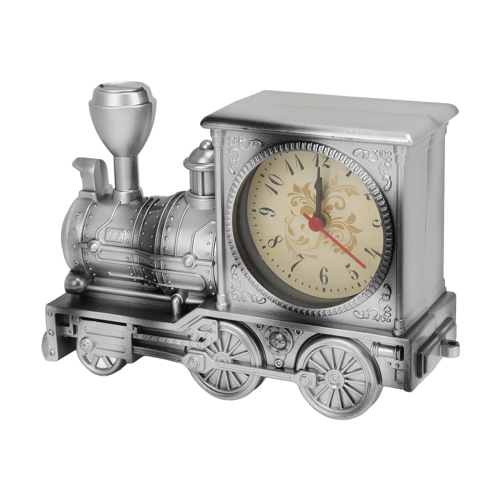 Train Model Alarm Clock Table Vintage Desk Time Clock Metal Train Art Desktop Decoration for Children Bedroom Silver
Train Model Alarm Clock Table Vintage Desk Time Clock Metal Train Art Desktop Decoration for Children Bedroom Silver