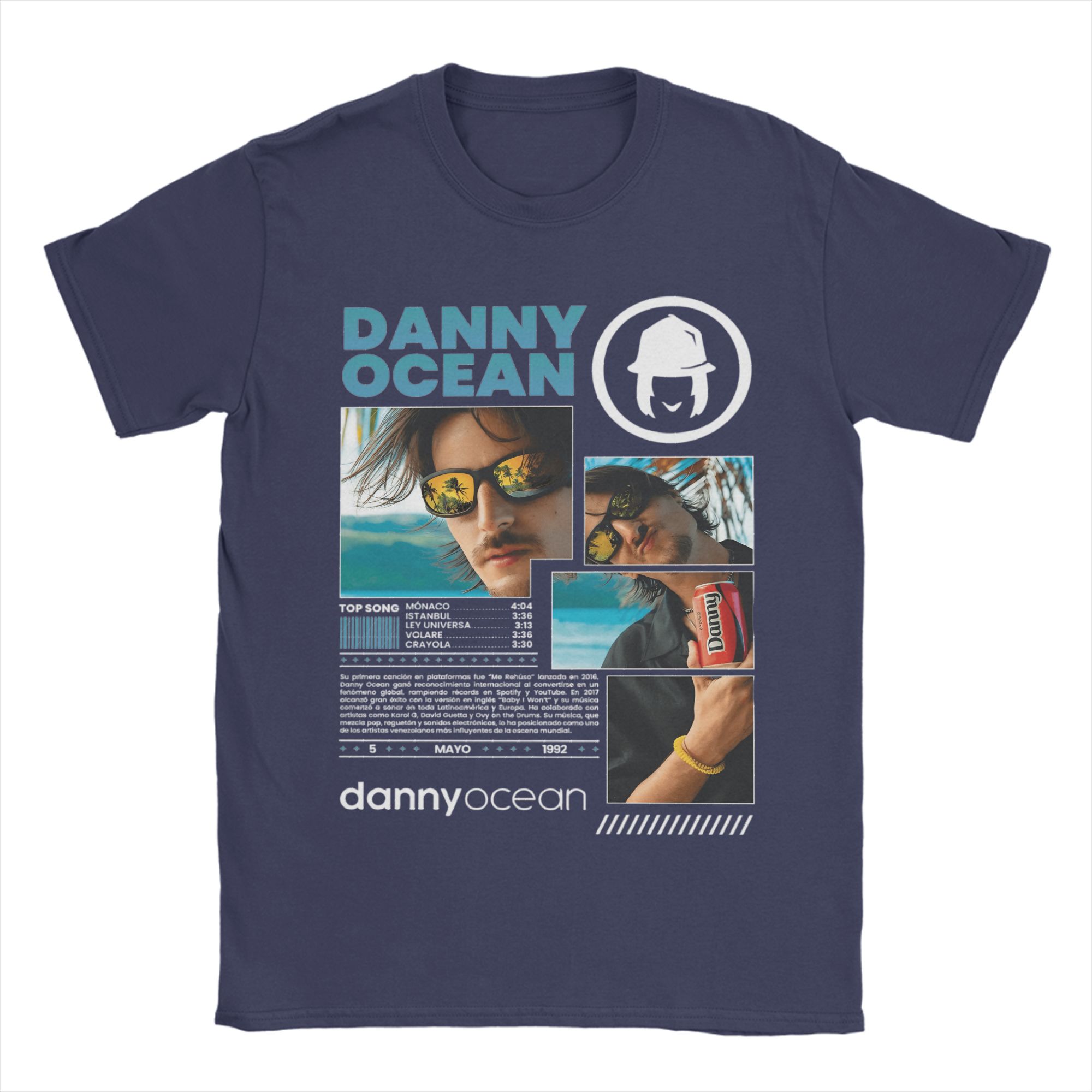 Singer Dannys Ocean Harajuku Album TShirt Beach Pure Cotton TShirts For Unisexs Design Tshirt Short Sleeves Y2K Funny Clothes 4XL
Singer Dannys Ocean Harajuku Album TShirt Beach Pure Cotton TShirts For Unisexs Design Tshirt Short Sleeves Y2K Funny Clothes 4XL